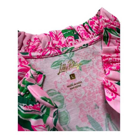 Lilly Pulitzer Hayes Dress – Conch Shell Pink Koala La La, Size L, NWT - Picture 3 of 8